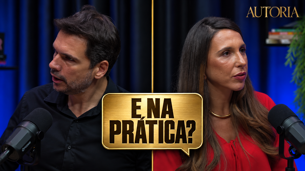 Fernando e Flávia conversam sobre transformar áudio em peças de conteúdo com agentes de IA